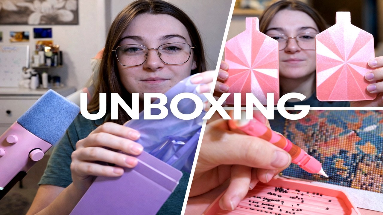 Unboxing New Diamond Painting Tools!