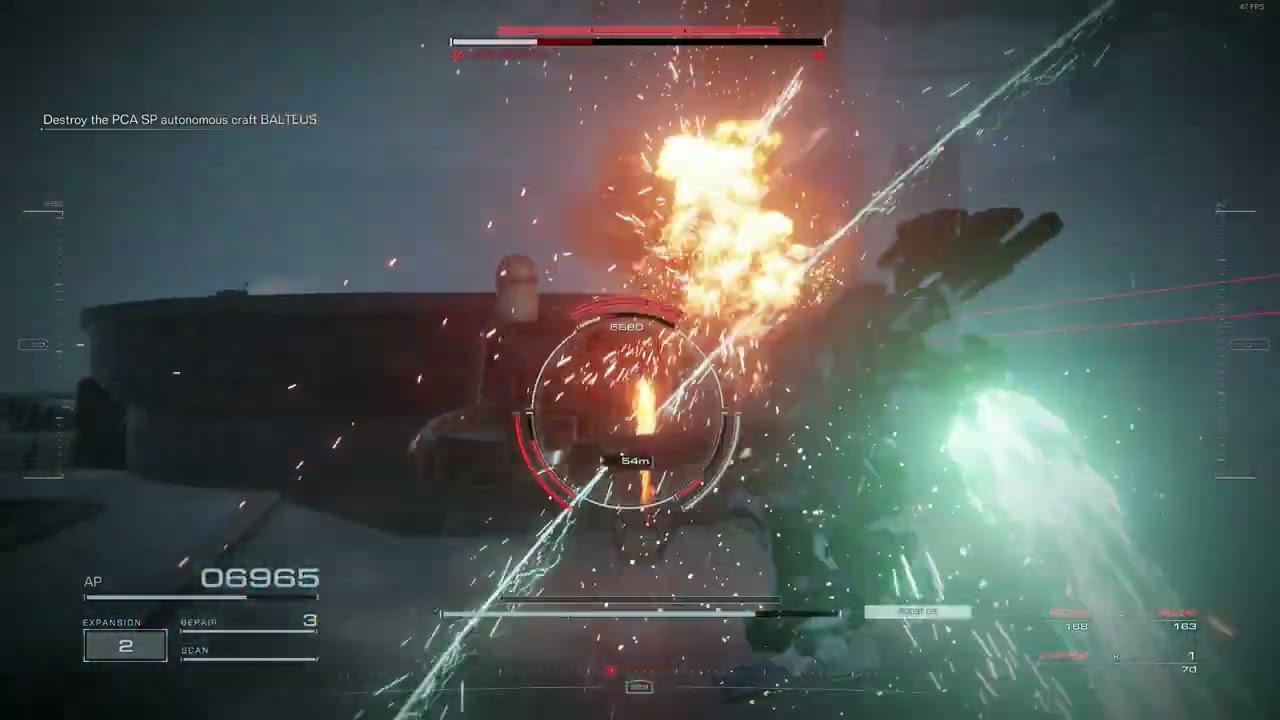 Armored Core 6 - Stagger build vs Balteus