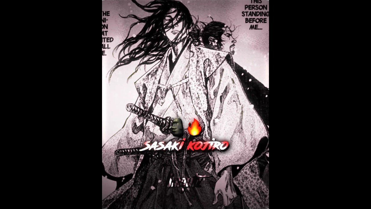 Vagabond - Sasaki kojiro edit #vagabond #sasakikojiro #mangaedit #shorts #edit