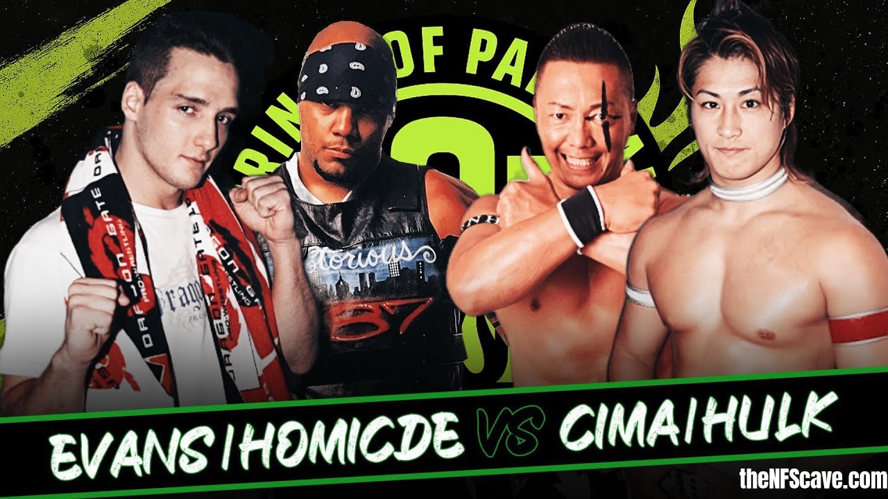 Jack Evans & Homicide VS CIMA & BxB Hulk [FULL MATCH]