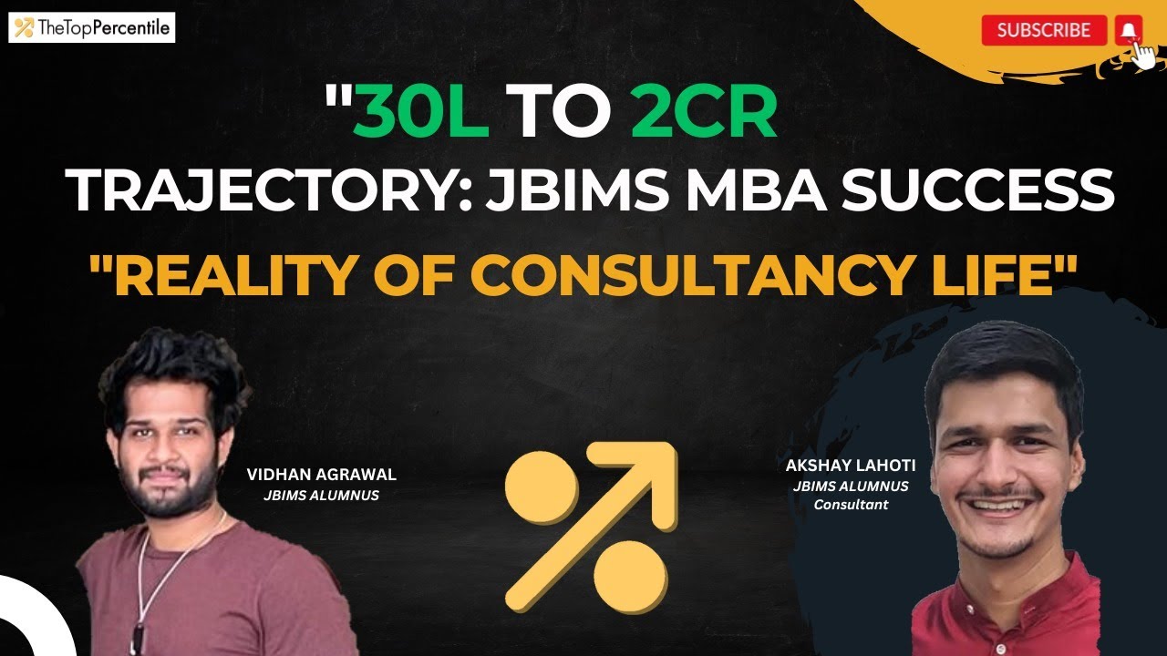 Real Salary & Life at Top Consultancy firm post JBIMS MBA!