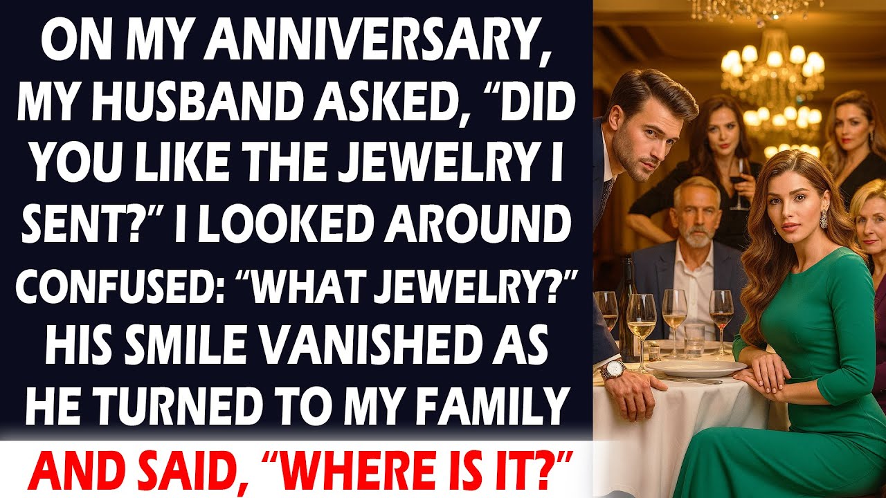 On Our Anniversary, My Husband Asked About the Jewelry, But My Family’s Silence Said It All