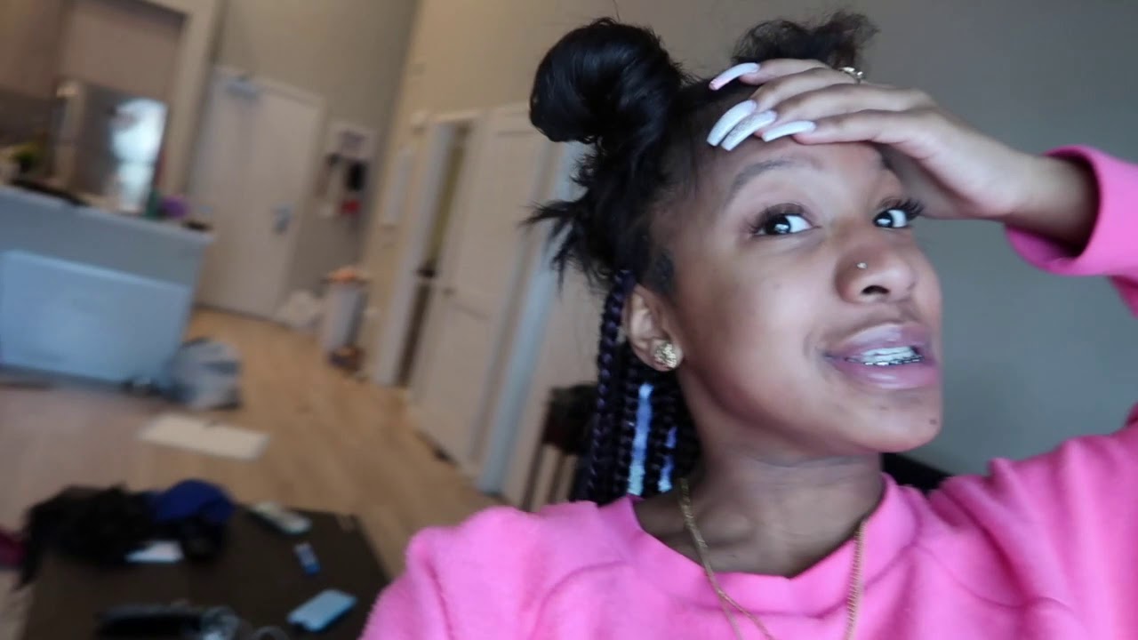 TEE TEE DID MY HAIR FOR THE 1ST TIME  *NEVER AGAIN*