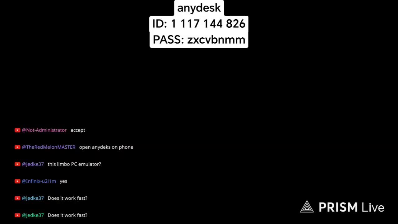 chat use windows XP with anydesk!