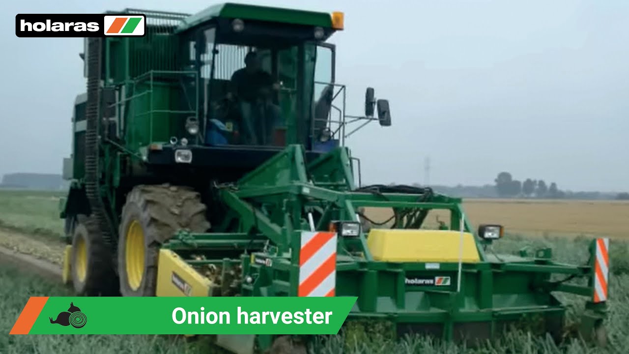 Holaras - Self-propelled Onion Harvester / Zelfrijdende uienrooier / Zwiebelernteroder