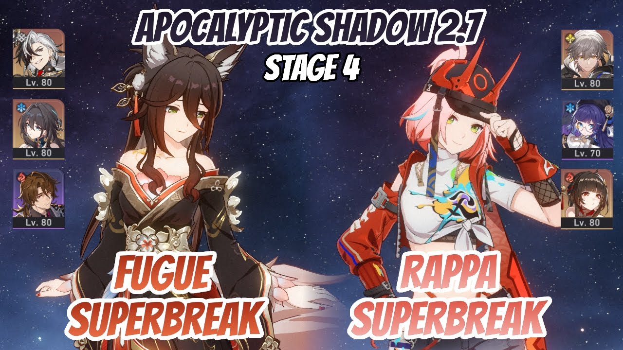 Fugue x Boothill & Rappa SuperBreak Apocalyptic Shadow Stage 4 (3 Stars) | Honkai Star Rail