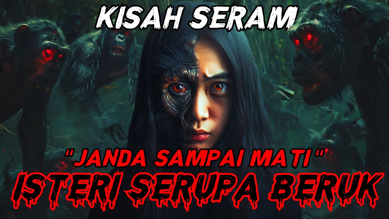 KISAH SERAM | JANDA DISIHIR WAJAH MONYET | TIDAK ADA JODOH SAMPAI M4TI‼️