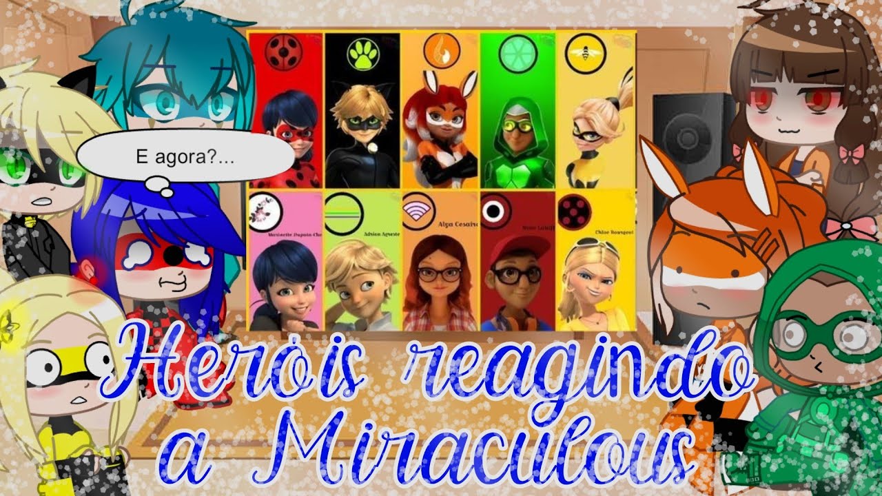 💖🐱Heróis reagindo à Miraculous Ladybug 🐞💖#3
