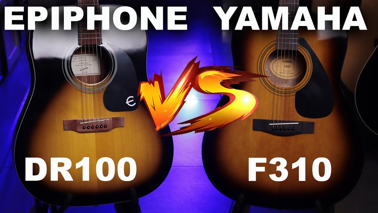Epiphone DR 100 VS Yamaha F310 - Acoustic Battle #17