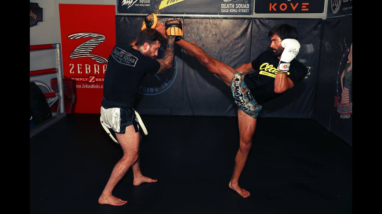 Dutch Kickboxing Training - Setting up Power Shots with Tyler Wombles