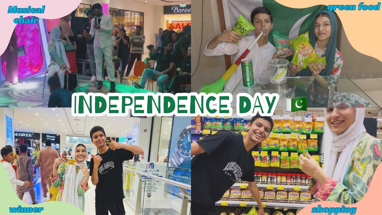 Independence Day Celebration 🇵🇰| Ma Jeet Gai 😁| Green Food Challenge 💚