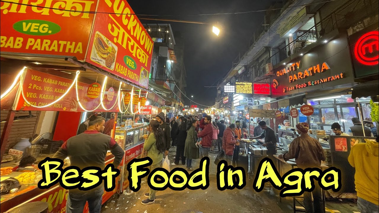 Best Food in Agra | #food | All in one Street North to south All Near Taj Mahal