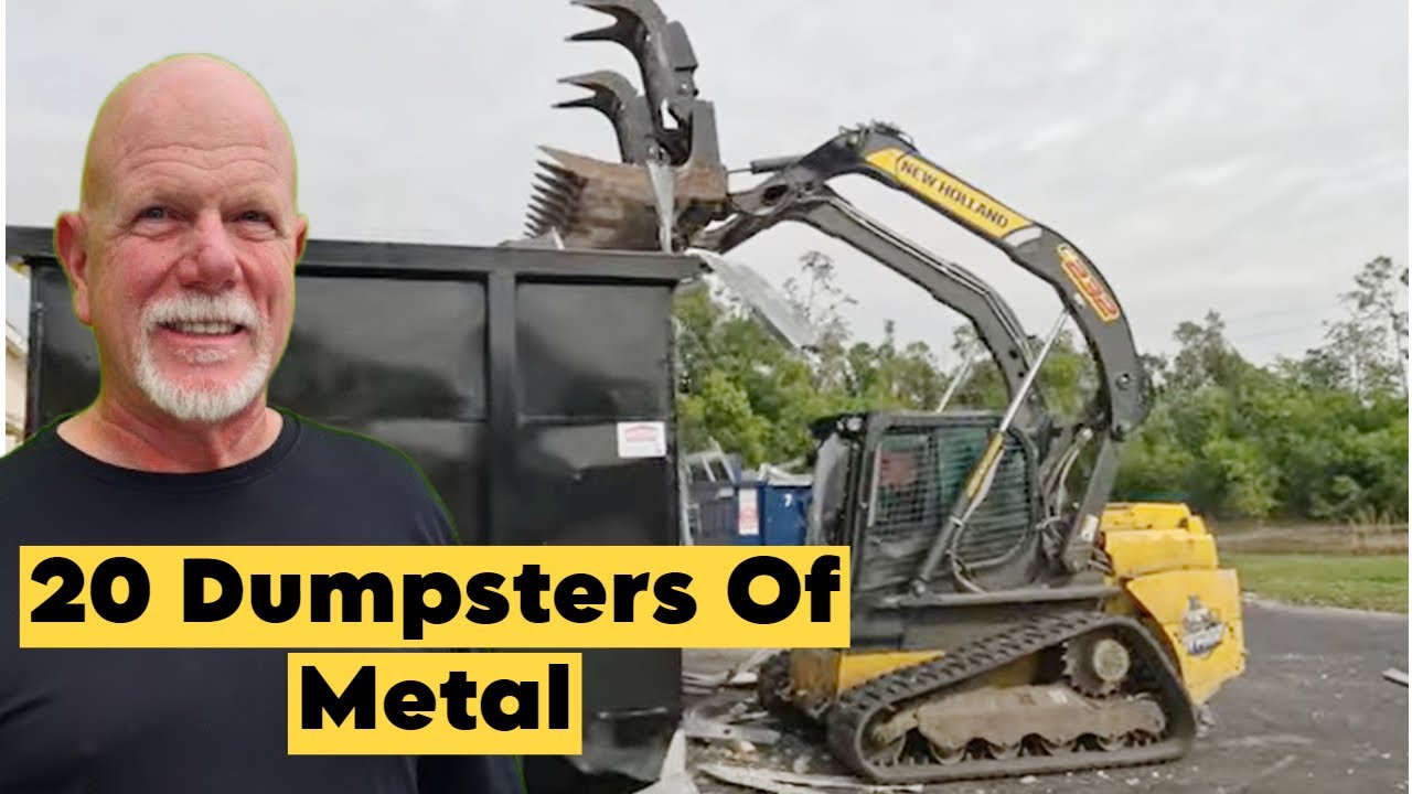 Grocery Store Demolition Yields MASSIVE Scrap Metal Haul!