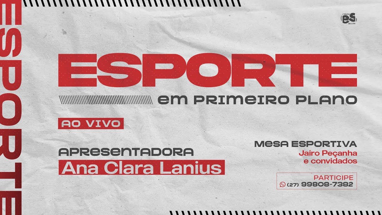 Esporte em Primeiro Plano - Ao vivo | 17/03/2026 | 18h