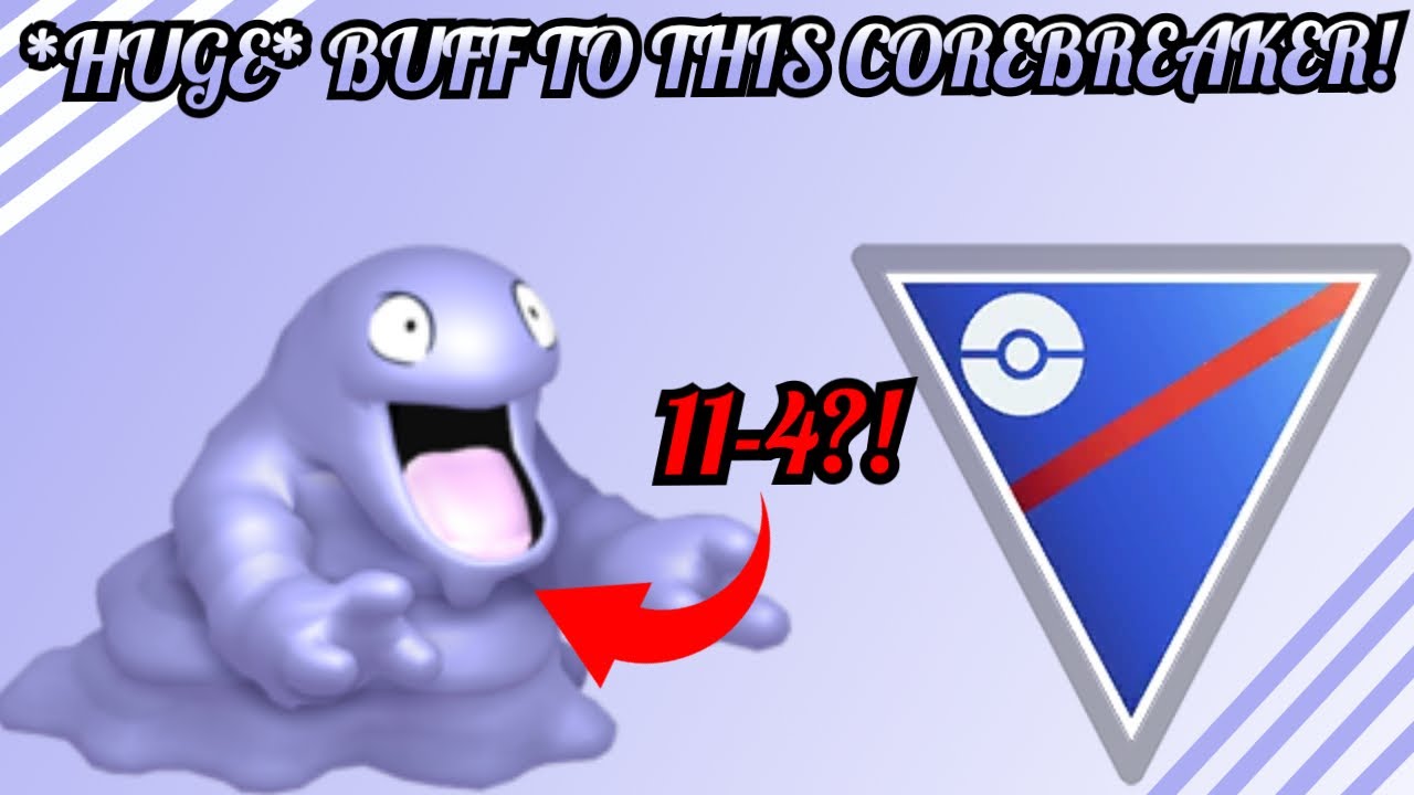 *RANK 1* SHADOW GRIMER IS BACK AND NOW BETTER THAN EVER - Pokemon GO Battle League
