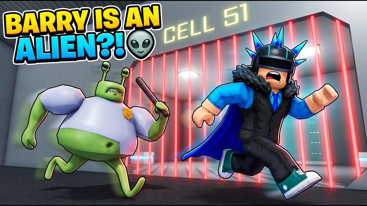 ESCAPING BARRY'S ALIEN BASE 👽 | Roblox Gameplay Walkthrough [No Commentary 4K]