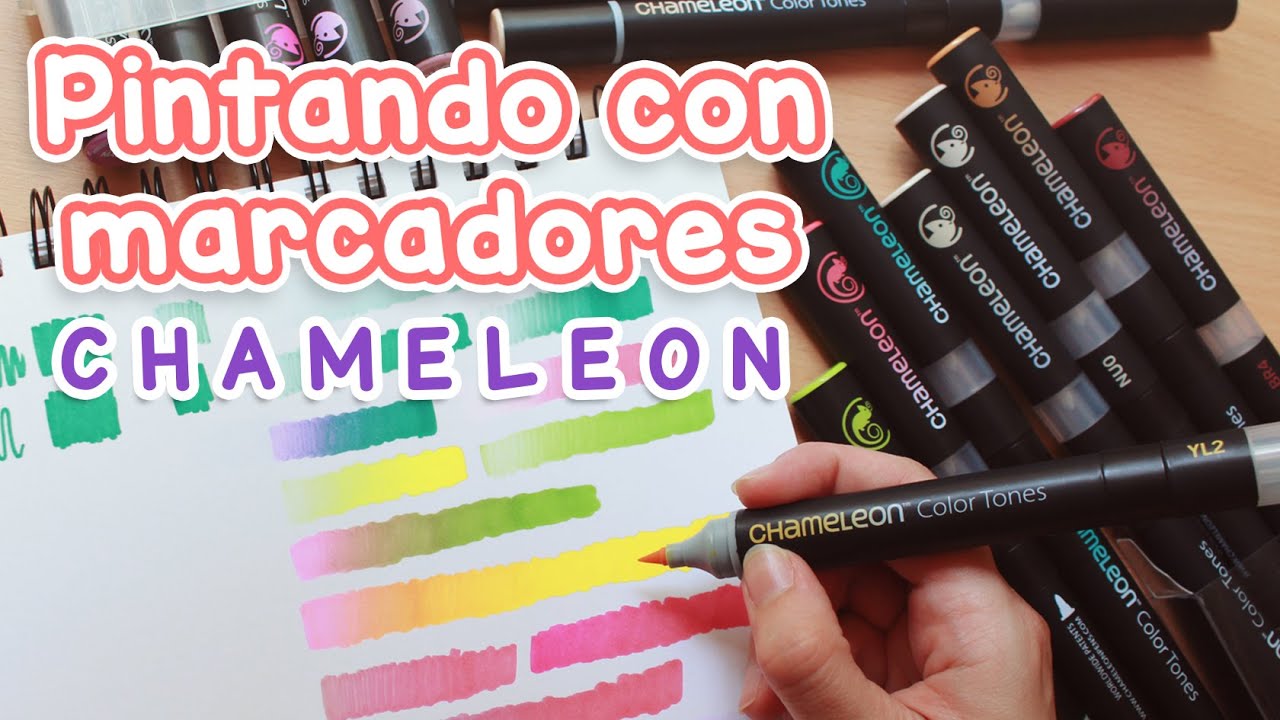 Pintando con marcadores CHAMELEON! 😯