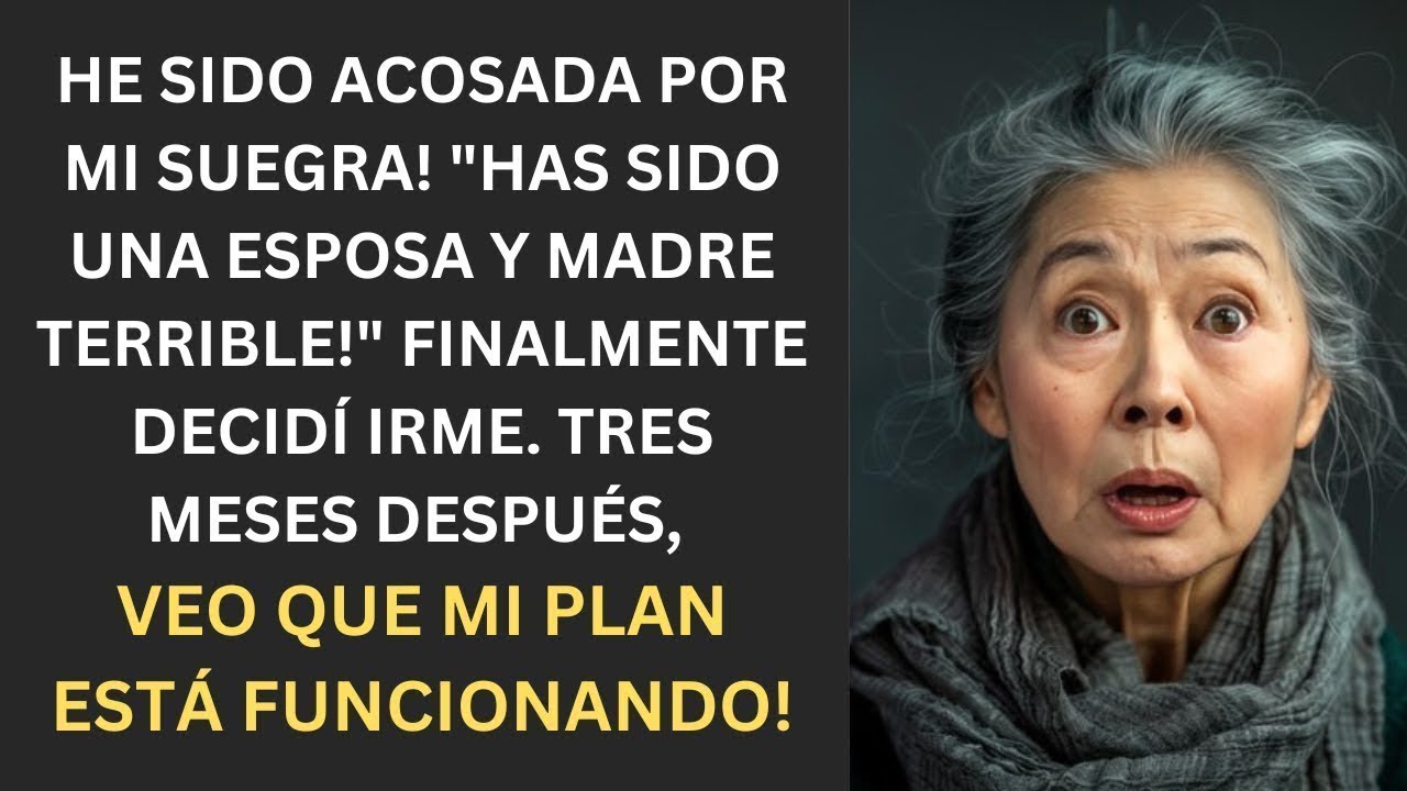 Acosada por Mi Suegra  Decidí Irme y Tres Meses Después, Mi Plan Funciona!