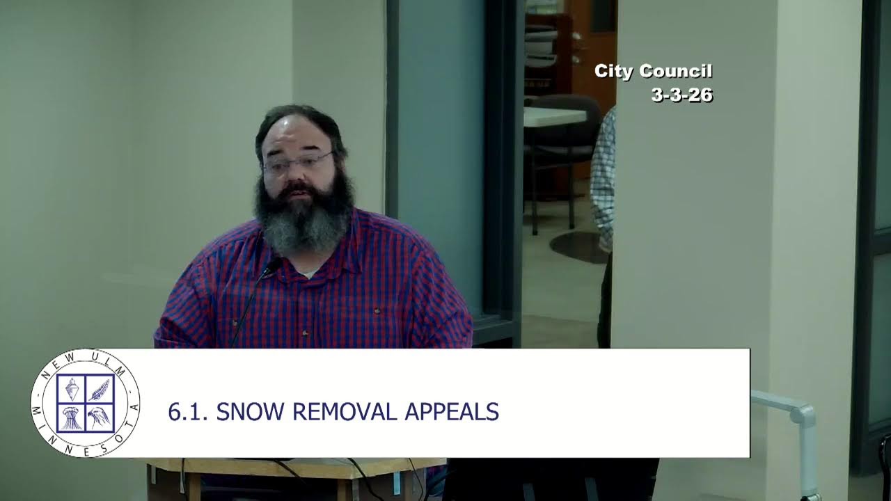 March 3, 2026 New Ulm City Council Meeting