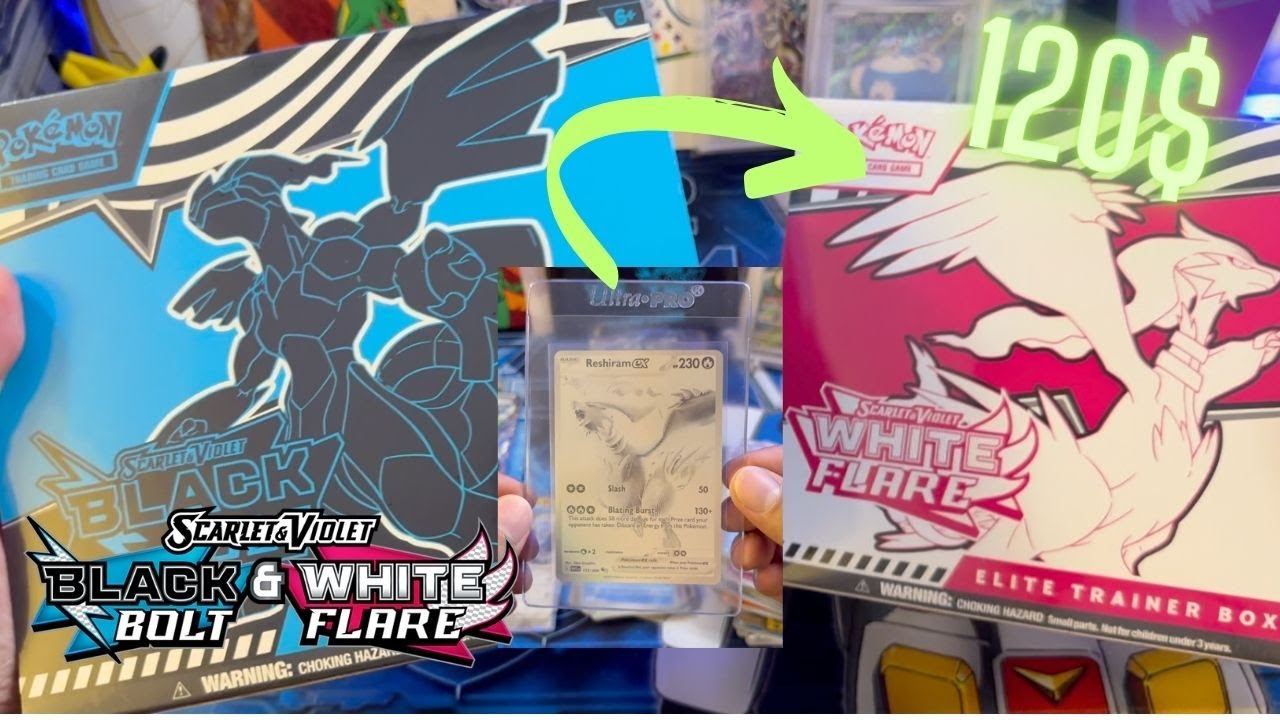INSANE RESHIRAM ex PULL! (Black & White Flare ETB Opening)