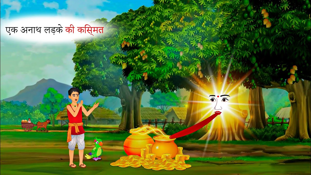 एक अनाथ लड़के की किस्मत | Hindi story | Hindi kahani | Hindi cartoon | Moral stories 