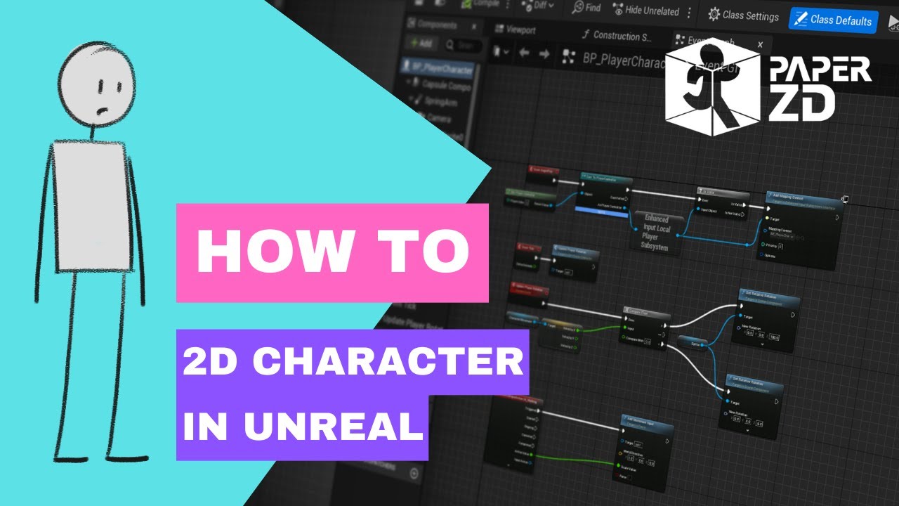 Paper ZD &mdash; Как создать 2D-персонажа в Unreal Engine 5
