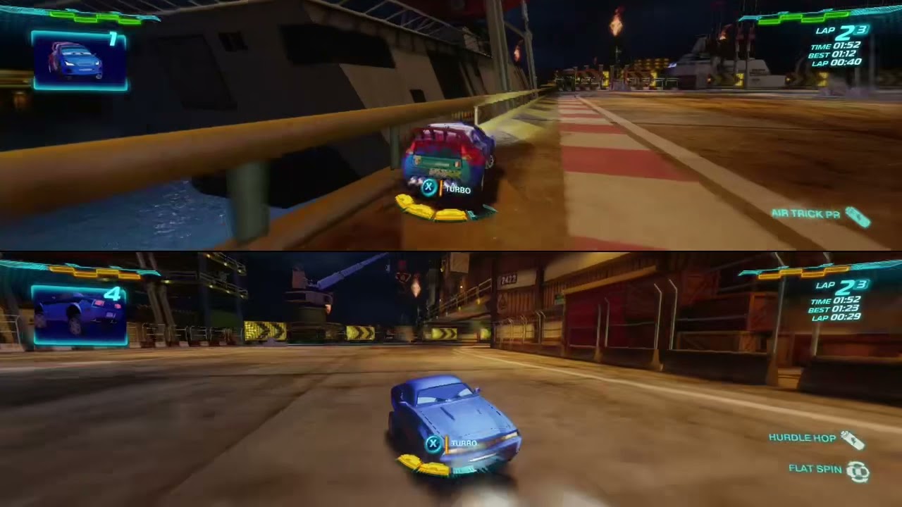 Cars 2 The Video Game | Raoul CaRoule Vs Rod &ldquo;Toraue&rdquo; Redline - Oil Rig Run |