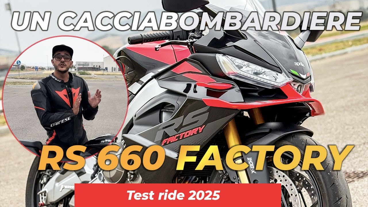 Aprilia RS 660 Factory 2025 – Test Ride ITA 🔥 - #rs660 #aprilia