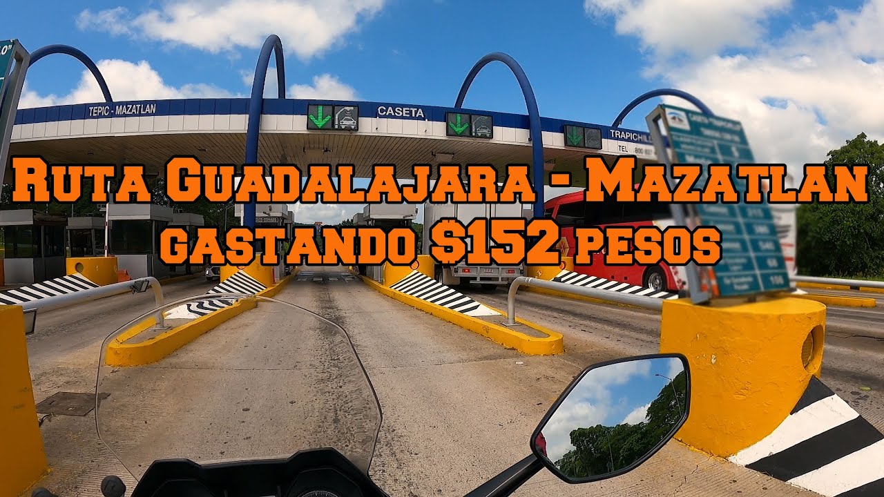 De Guadalajara a Mazatlán por 152 pesos de casetas | Ruta Mixta | Rodando en Motoneta Kymco