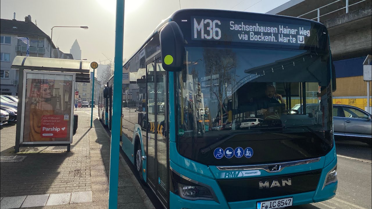 Buslinie 36 | Frankfurt Westbahnhof - bis Altegasse