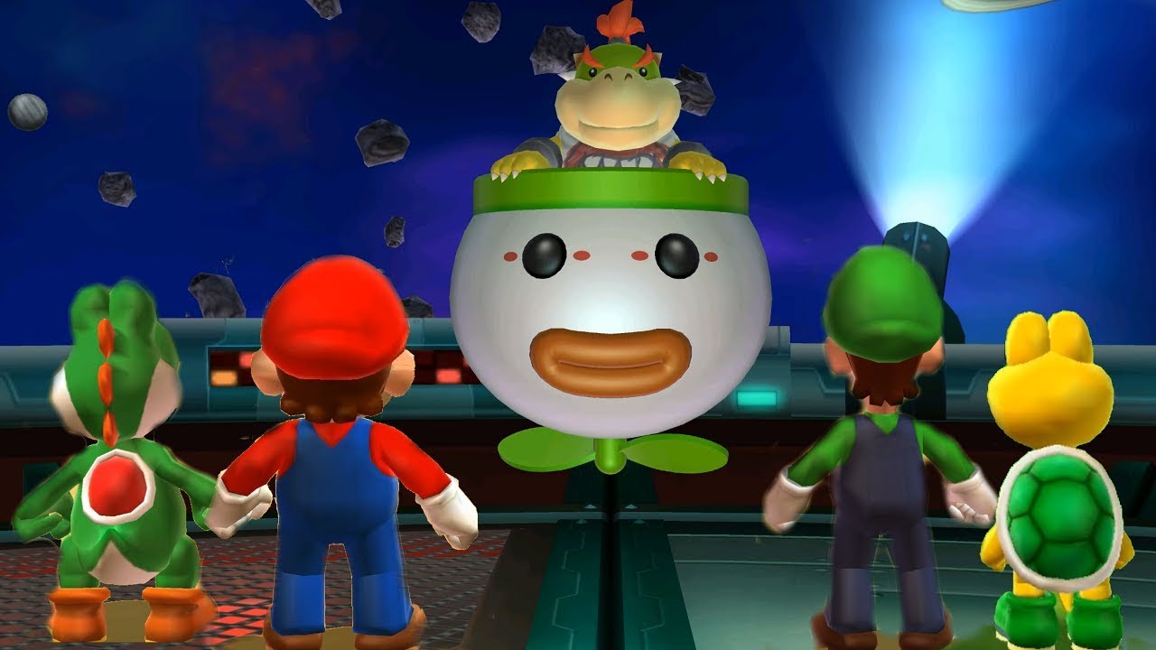 Mario Party 9 Boss Rush - Yoshi vs Mario vs Luigi vs Koopa| Cartoons Mee