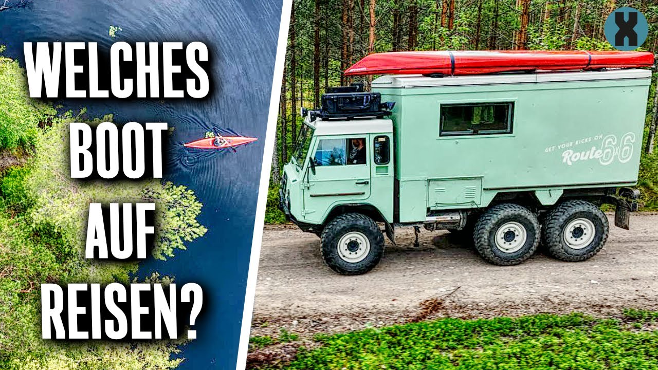 Unterwegs auf Camper-Reise: Welches Boot eignet sich zum Mitnehmen? (🇩🇪+🇬🇧🇺🇸)