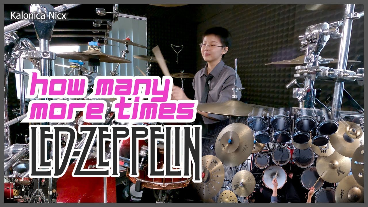 Led Zeppelin - How Many More Times - John Bonham || Drum cover by KALONICA NICX