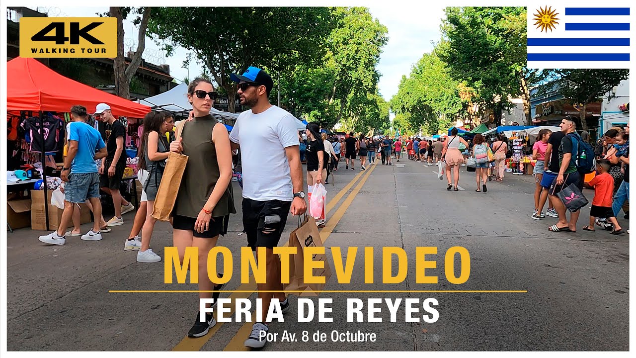 🇺🇾 FERIA DE REYES en Barrio UNIÓN | Montevideo | WALKING TOUR 2024 [ 4K ] Conoce Unión!