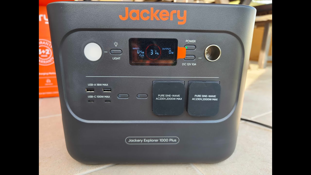 Jackery Explorer 1000 Plus Unboxing (no comments) [HD]