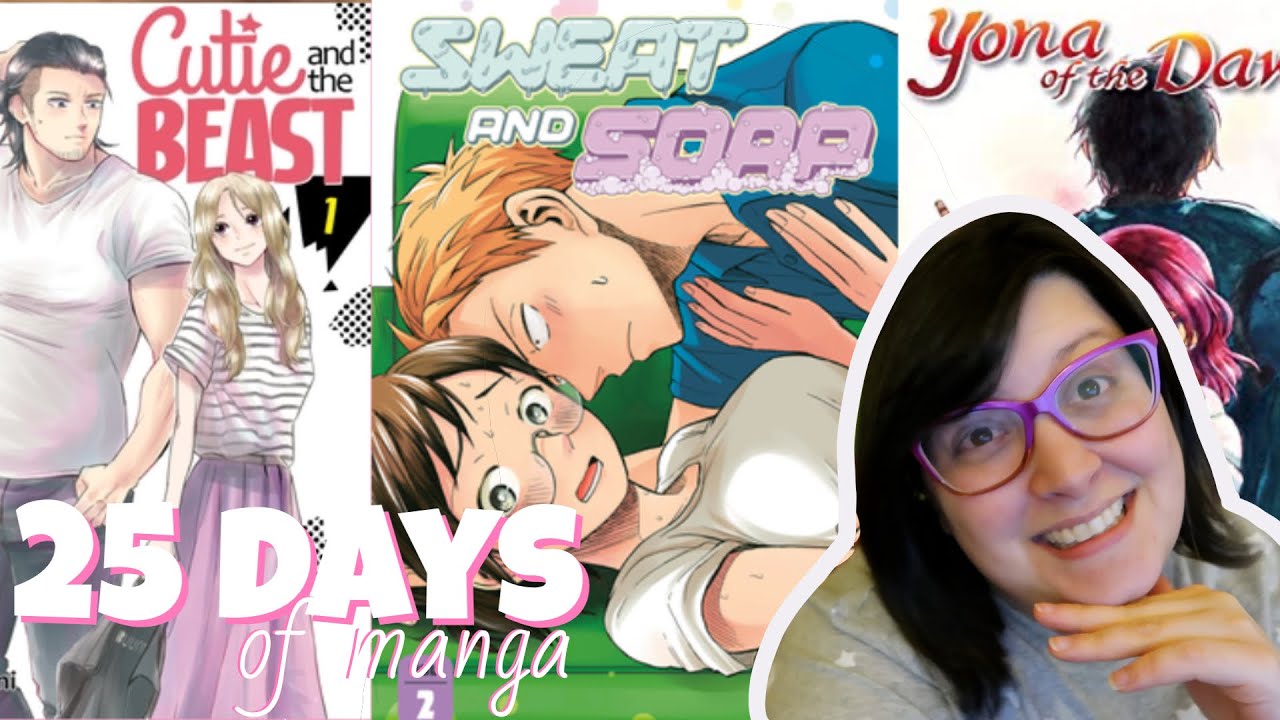 Manga newbie trying out new mangas and reading some favorites | 25 Days of Manga Vlog