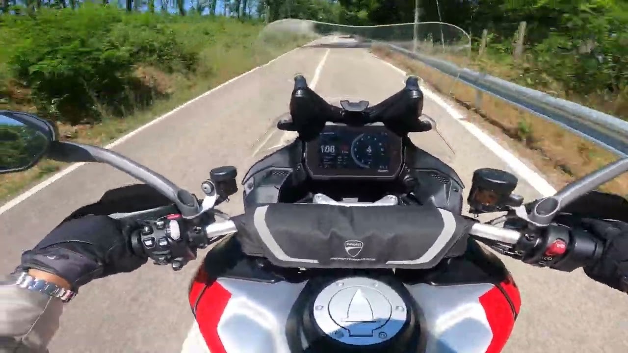 DUCATI MULTISTRADA V4 RALLY AKRAPOVIC 180hp🔥