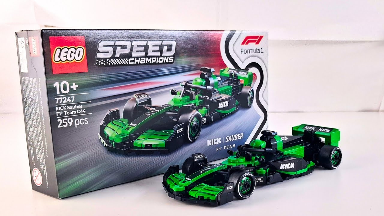 LEGO SPEED CHAMPIONS 77247 KICK Sauber F1 Team C44 - Lego Speed Build