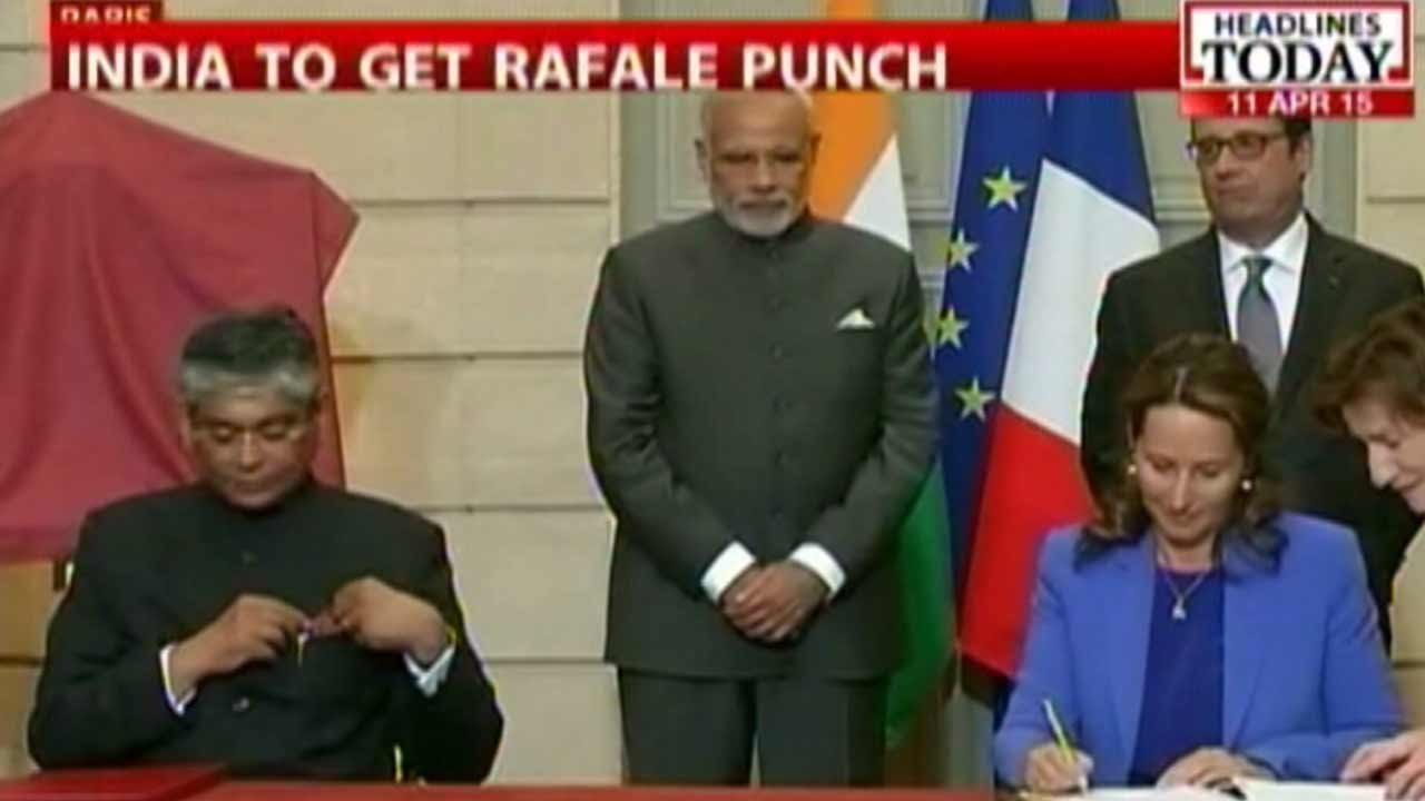 India France Enter Deal For 36 Rafale Fighter Jets