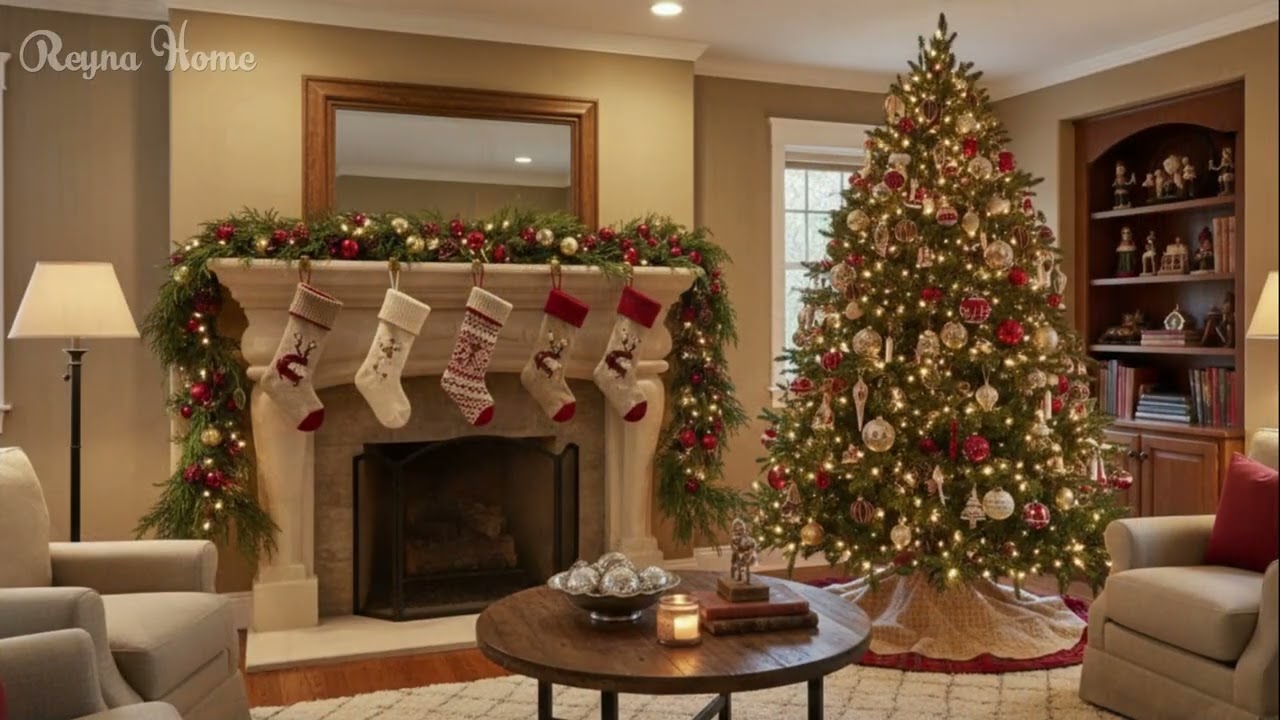 Traditional Christmas Decorations That Create a Warm, Cozy & Timeless Holiday Home
