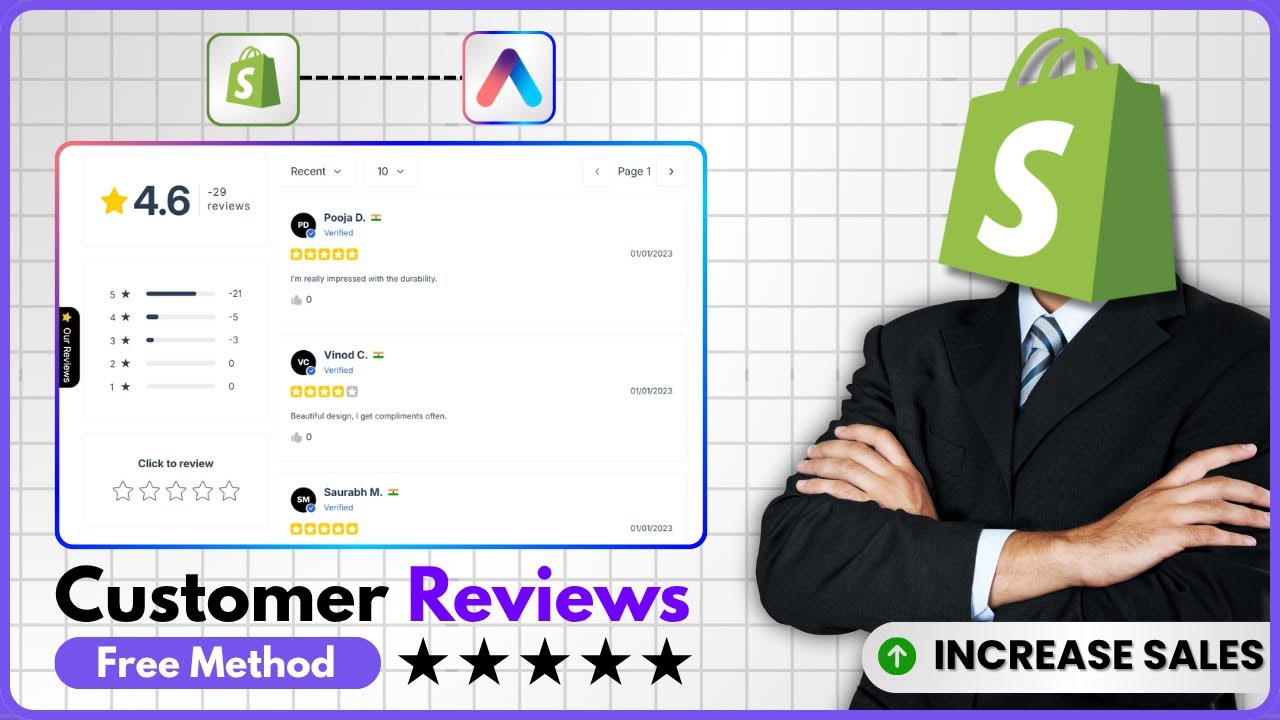 How to Add Reviews to Your Shopify Store (2025) | Free Method