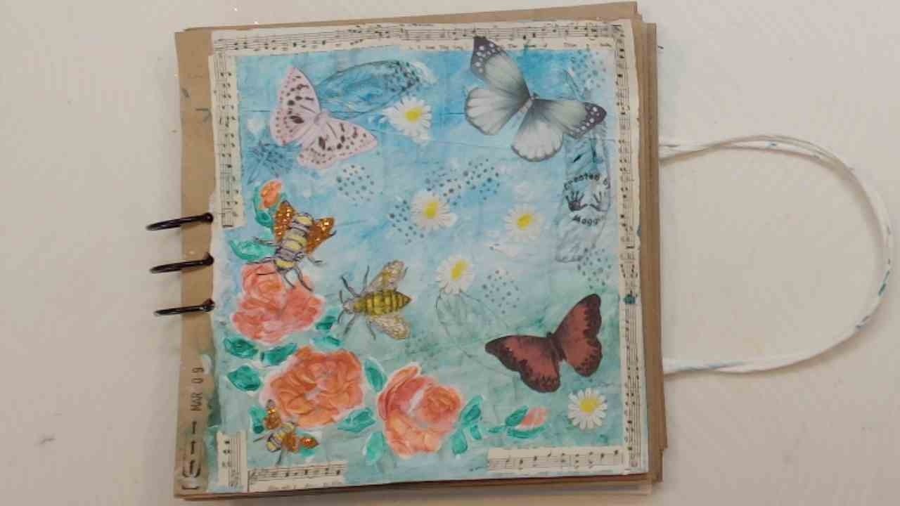 Смешанная техника в понедельник... Выберите 10 работ... Розы и друзья