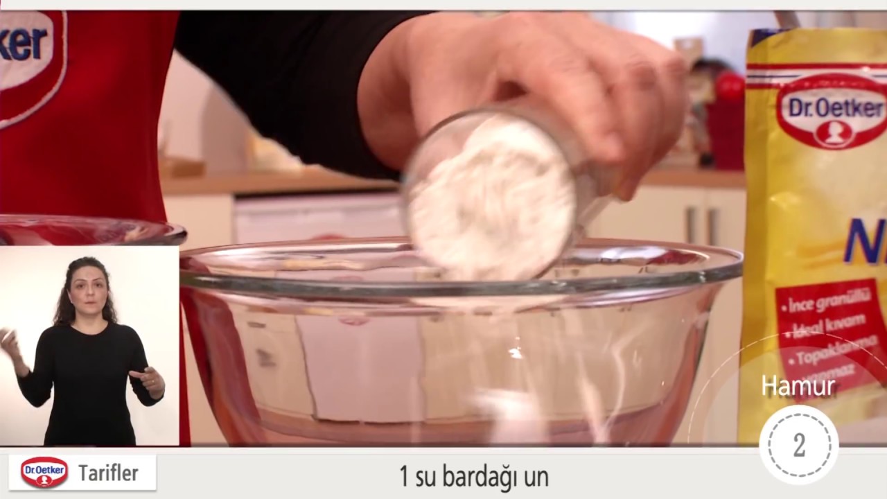 Çilekli Bademli Pasta - Dr. Oetker ( İşaret Dili ile )