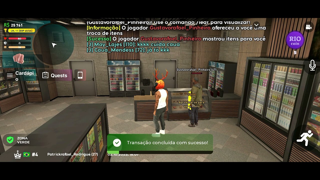 Como fazer pack no rio rise 