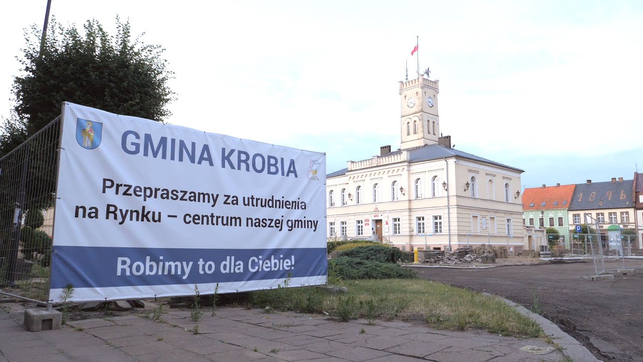 Nie tak wyobrażali sobie ten remont. Przedsiębiorcy z centrum Krobi pytają o przyszłość biznesów