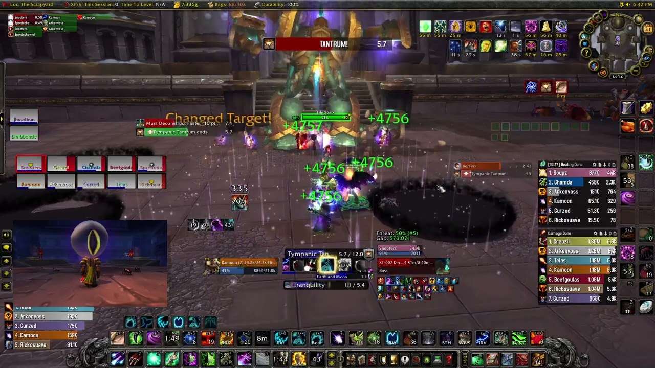 10m XT-002-Deconstructor Hard Mode - Balance Druid POV
