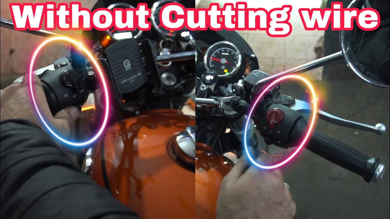 New Model Switch Fitting Bina Wire Kaate✂️🧐 | NCR Motorcycles |