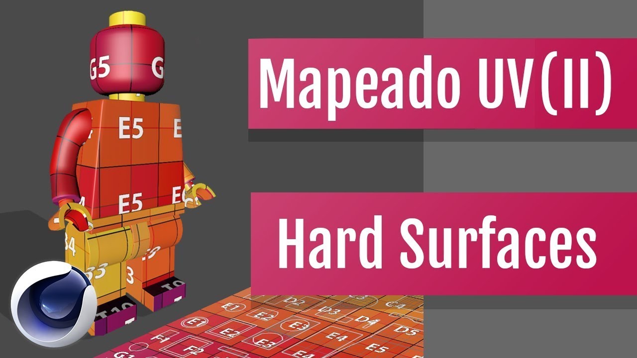 Mapeado UV. 2 de 3. UV de geometrías en Cinema 4D