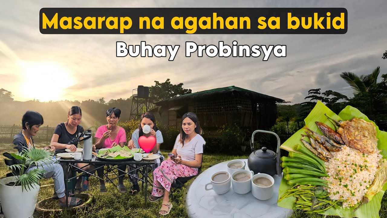 Ngayon nalang ulit kami natulog sa kubo | Masarap na agahan sa bukid | Buhay Probinsya | Mindoro 