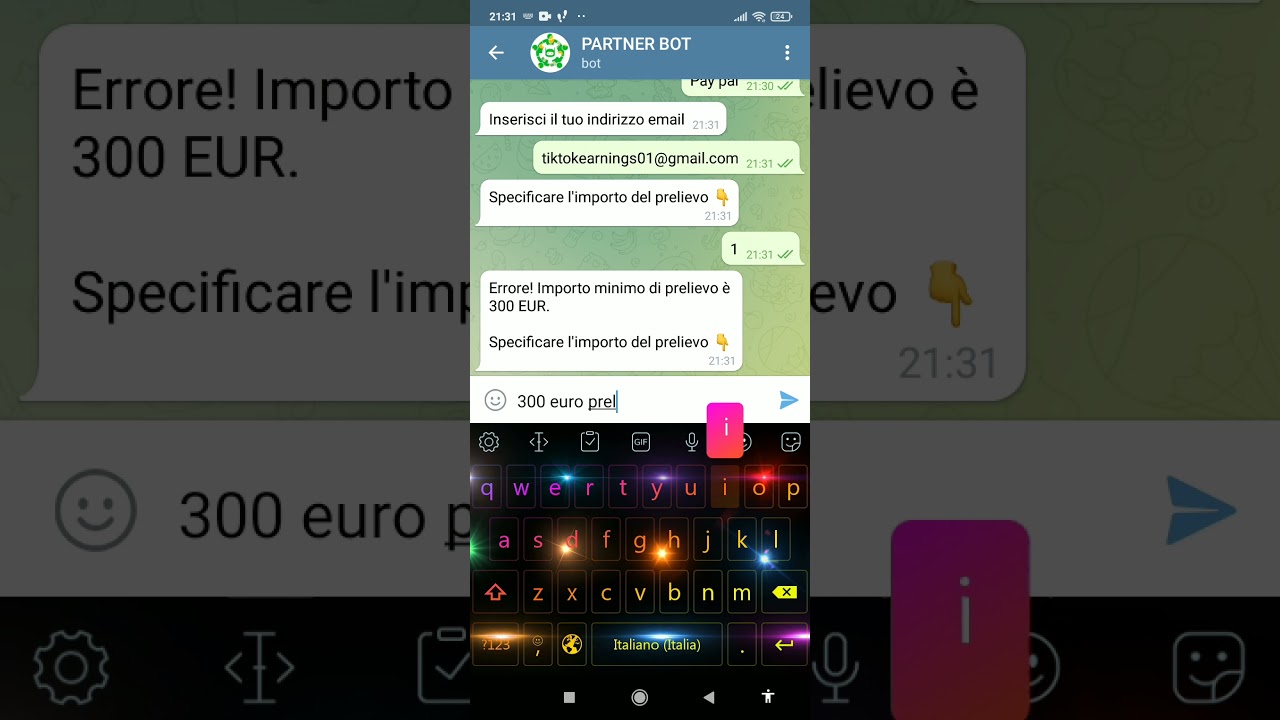 Guadagnare su PayPal con un Bot Telegram!! (link in descrizione)